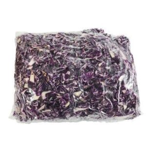 cabbage red shredded fresh