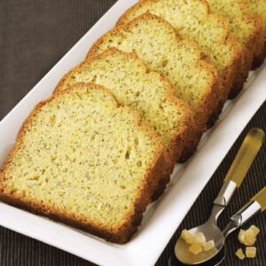 cake loaf lemon poppy seed slices