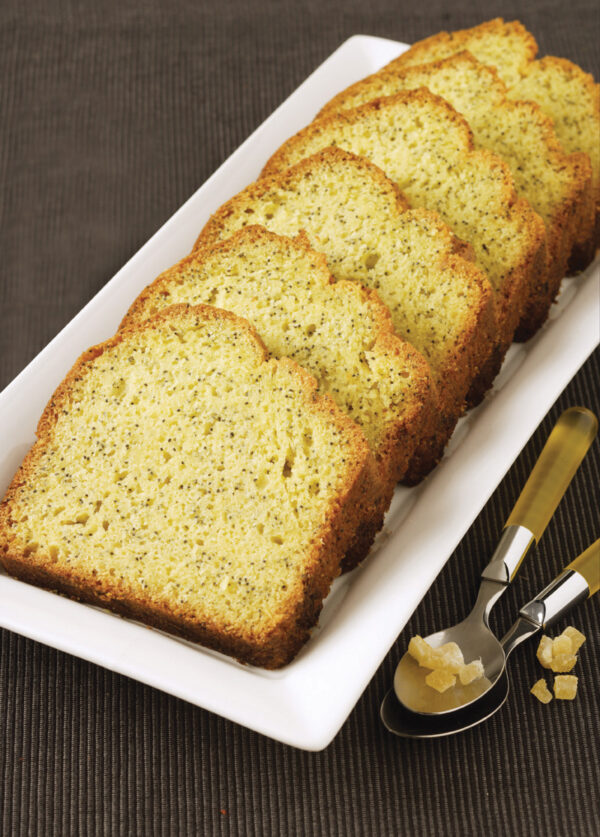 cake loaf lemon poppy seed slices