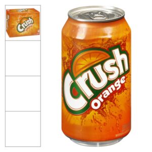 soda orange can